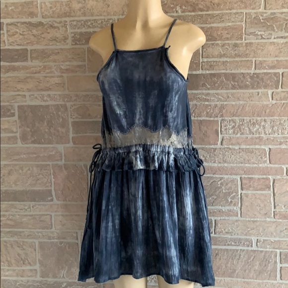 Topshop Tie-Dye Sleeveless Mini Dress NWOT - Picture 2 of 5